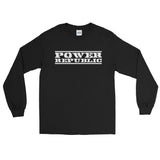 POWER REPUBLIC ORIGINAL LOGO LONG SLEEVE TEE SHIRT