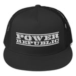 POWER REPUBLIC ORIGINAL LOGO TRUCKER CAP