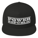 POWER REPUBLIC ORIGINAL LOGO FLAT PEAK CAP