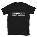POWER REPUBLIC ORIGINAL LOGO UNISEX TEE - BLACK